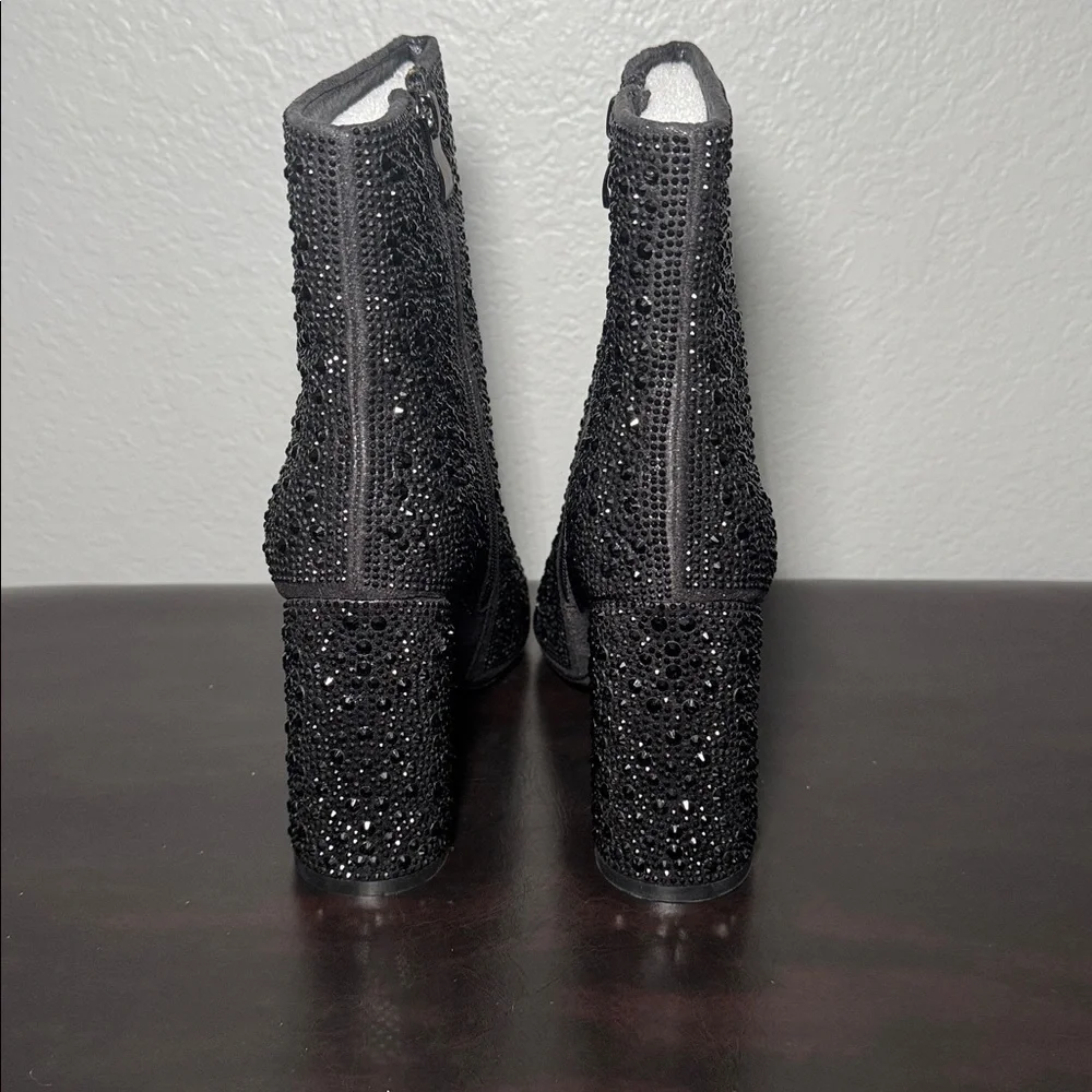 Lauren Lorraine Glittering Black Heels